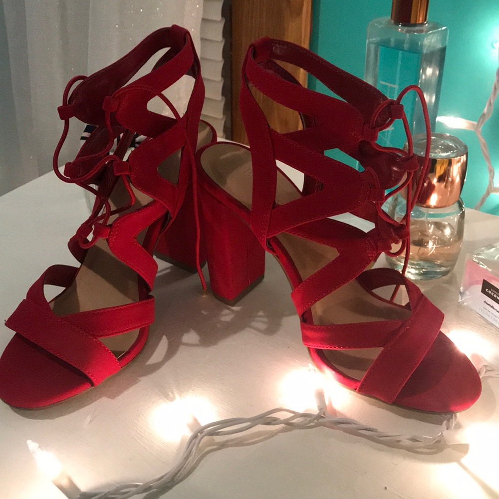 Red high heels